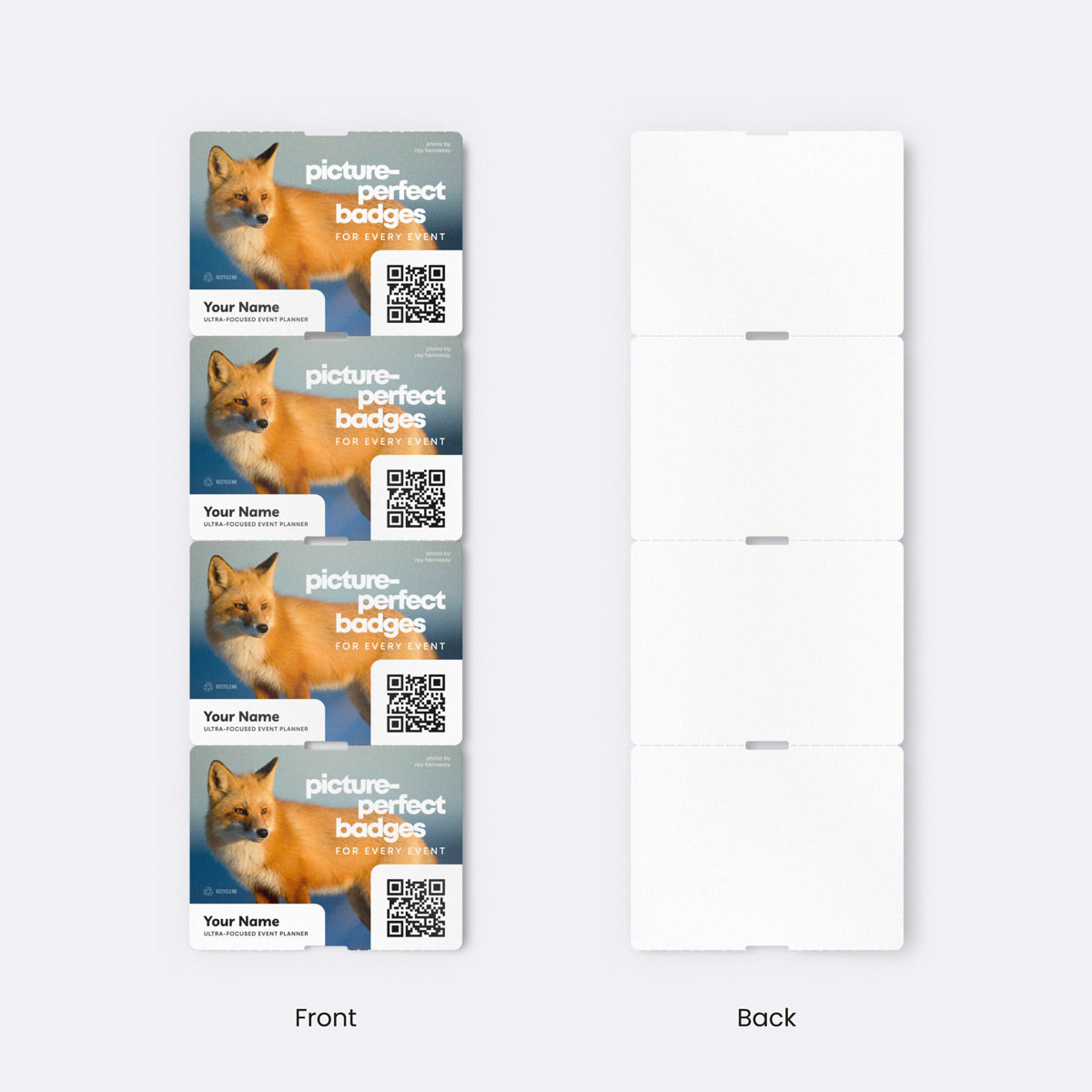 4" x 3" Paper - Event Badge