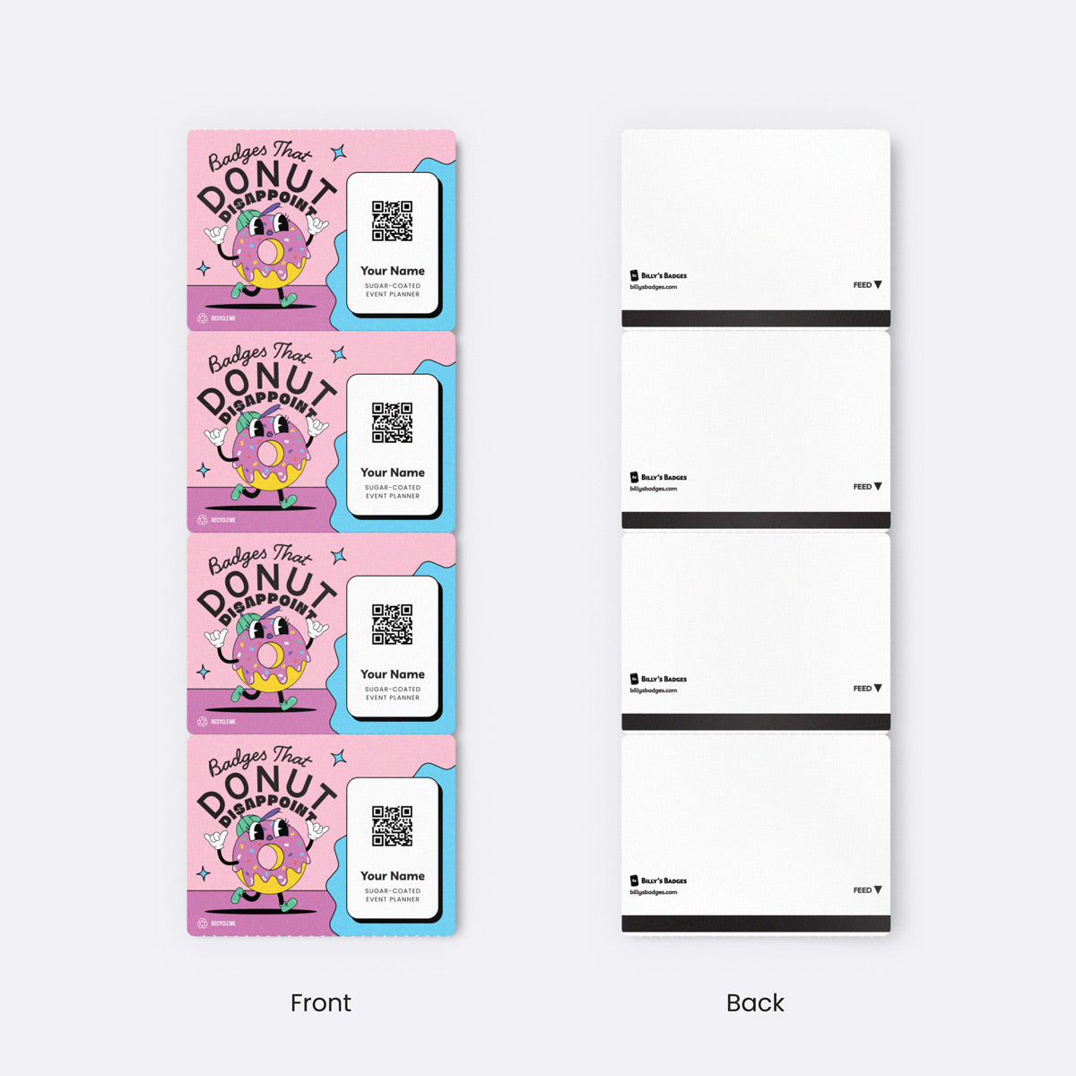 4" x 3" Paper - Event Badge