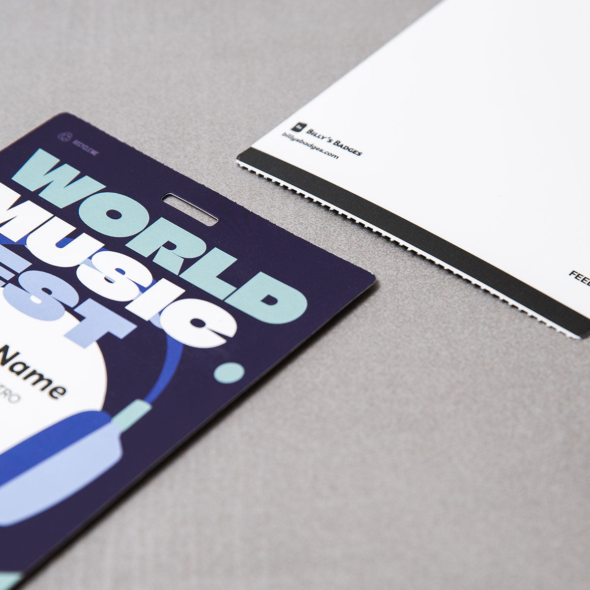 4" x 6" Paper - Event Badge