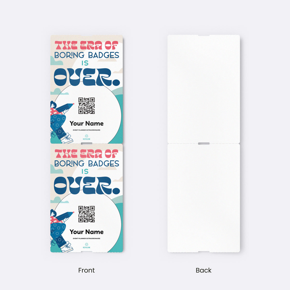 4" x 6" Paper - Event Badge