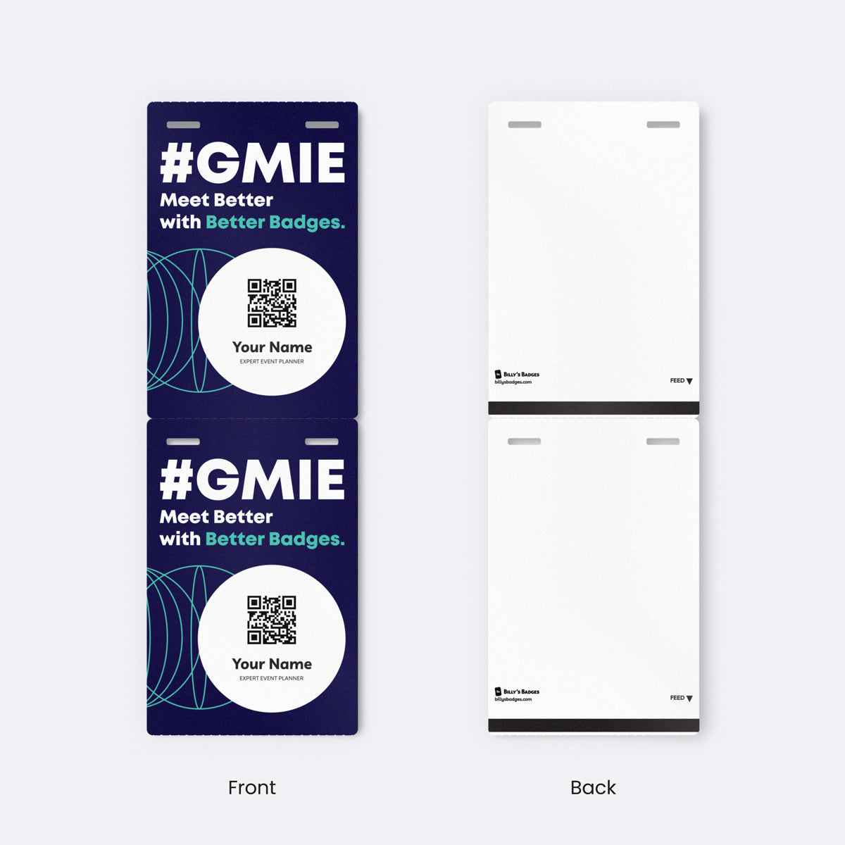 4" x 6" Paper - Event Badge