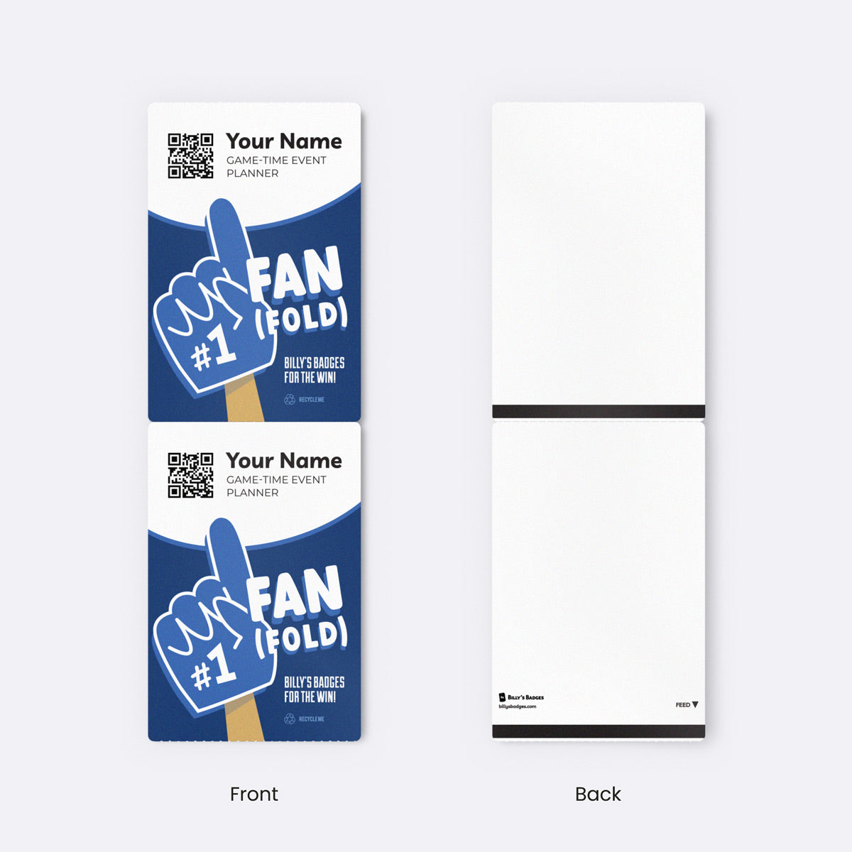 4" x 6" Paper - Event Badge