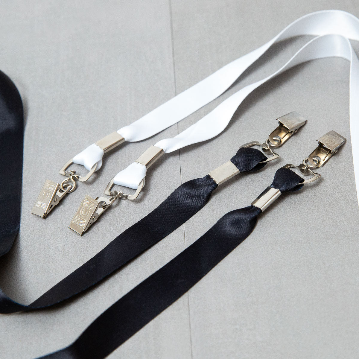 Quick-Ship Event Badge Lanyard - Double Bulldog - 3/4"