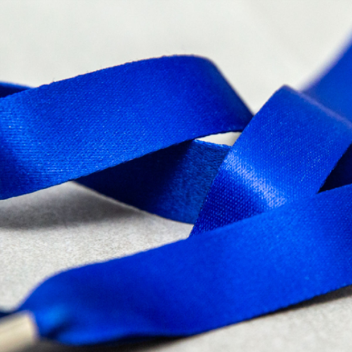 Quick-Ship Event Badge Lanyard - Double Bulldog - 3/4"